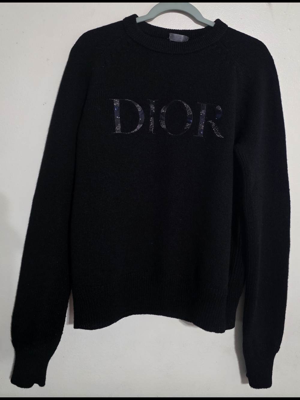 Authentic Dior x Peter Doig Embroidered Wool Knit Sweater - Size M. Unisex